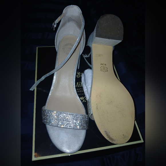 J. Miller Silver Rhinestone Heels - Picture 4 of 7